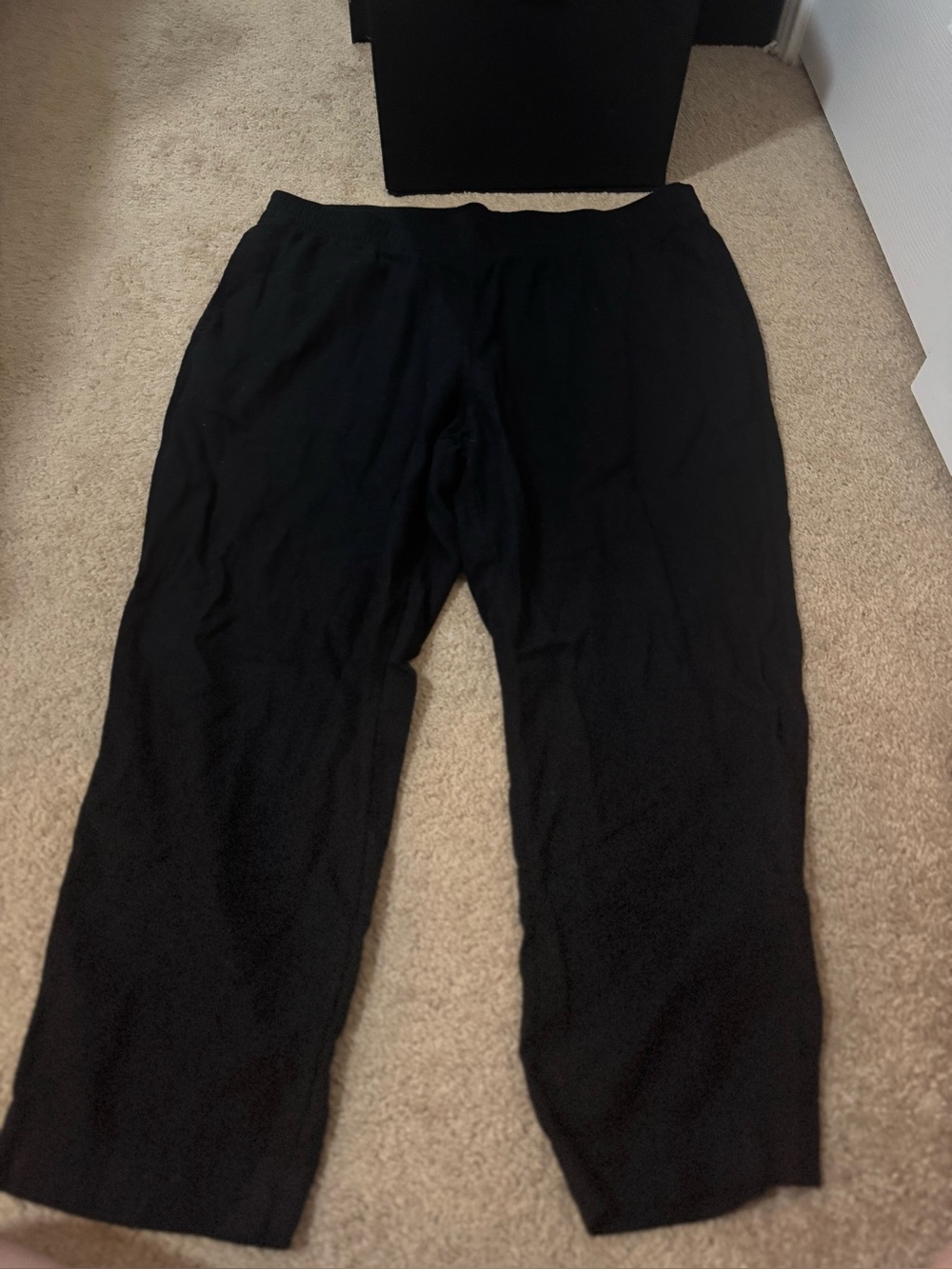 Women’s Black Casual Linen Pants